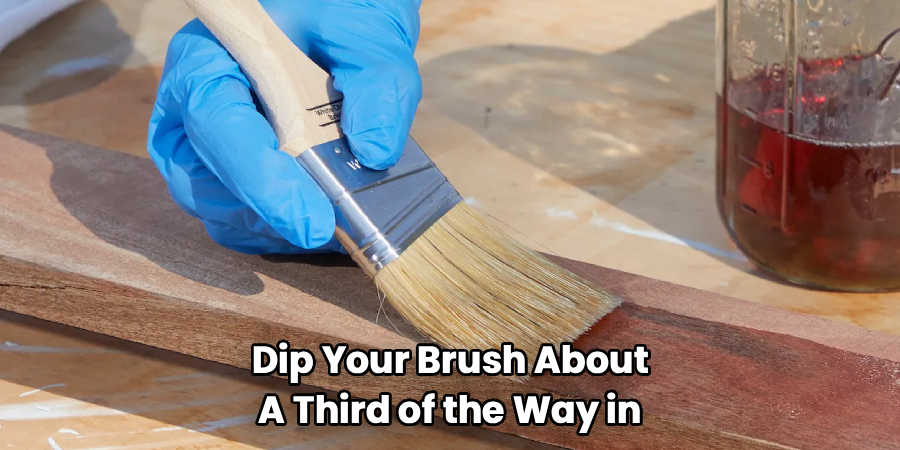 Dip Your Brush About
A Third of the Way in