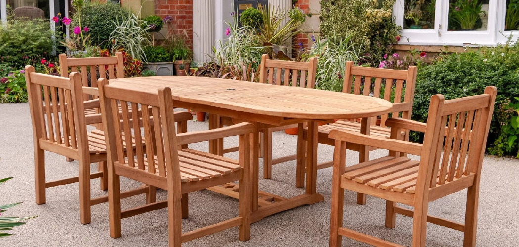 How to Clean Teak Wood Outdoor Furniture